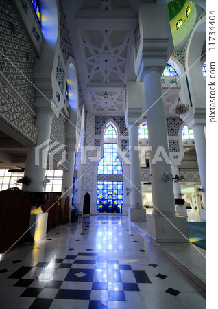 Interior of Sultan Ahmad Shah 1 Mosque in Kuantan 11734404