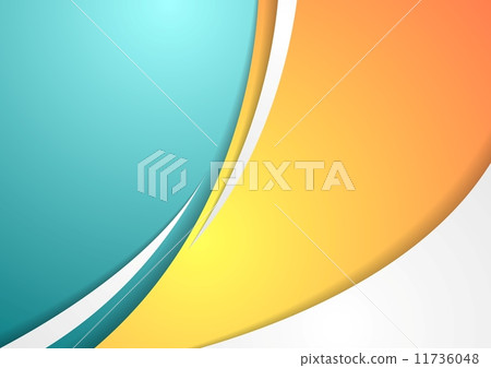 Abstract colorful corporate waves background Abstract colorful corporate waves background 11736048