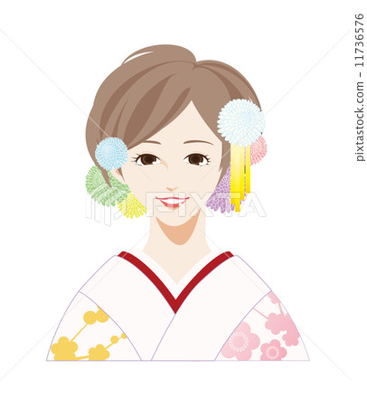 Short cute kimonos hair 11736576