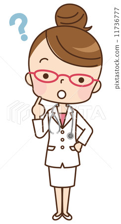 Female doctor expression 11736777