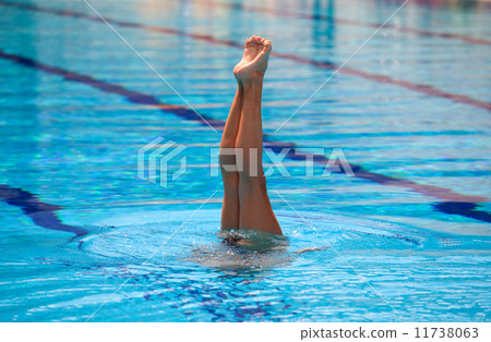 Synchronized swimming 11738063