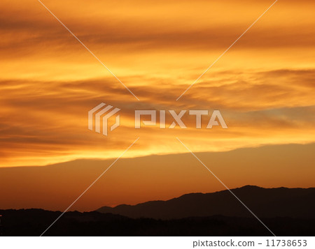 夕陽 夕陽 11738653