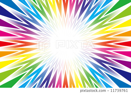 Background material Wallpaper (radial, radial, rainbow, rainbow color, rainbow, seven colors) Background material Wallpaper (radial, radial, rainbow, rainbow color, rainbow, seven colors) 11739761