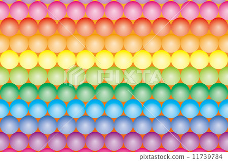 背景材料壁紙（彩虹色球，彩虹，彩虹色，彩虹，七種顏色） 11739784