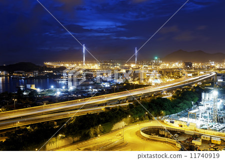 traffic in Hong Kong 11740919