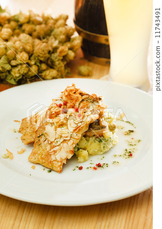 fish with potatoes fish with potatoes 11743491