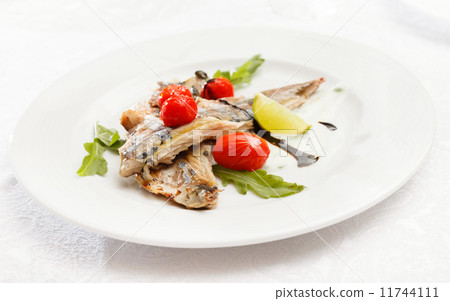 fish with vegetables fish with vegetables 11744111