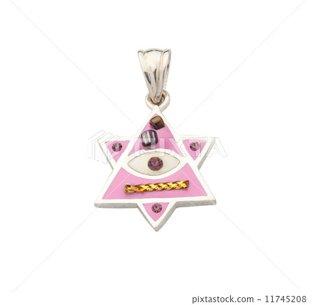 silver pendant in Islam religion symbol shape 11745208