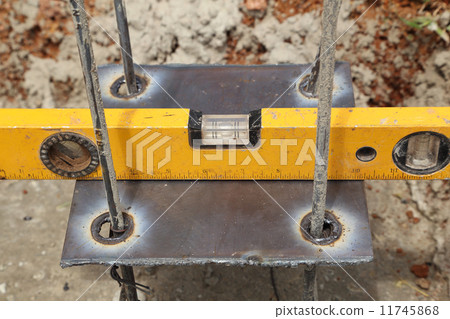 construction level meter checking 11745868