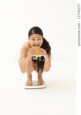 身體規模和胖乎乎的女士 身體規模和胖乎乎的女士 11746257