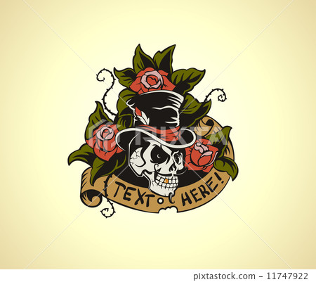 Old School Tattoo Skull Old School Tattoo Skull 11747922