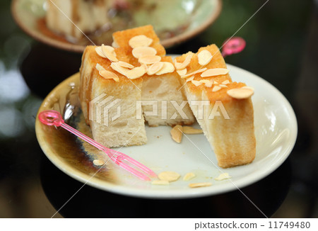 bread with honey and butter 11749480