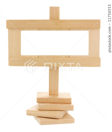 Blank wooden tablet with copy space 11750553