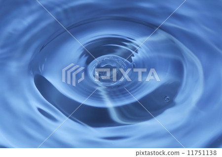 wave from water drop droplet 11751138