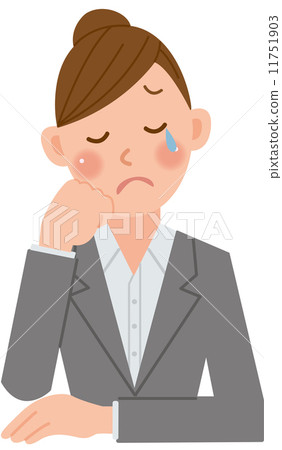 Business woman cries Business woman cries 11751903