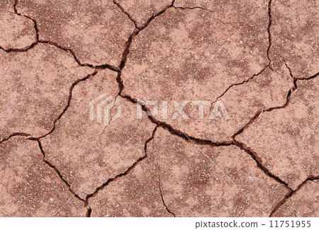 close-up of dry dracked soil ground close-up of dry dracked soil ground 11751955