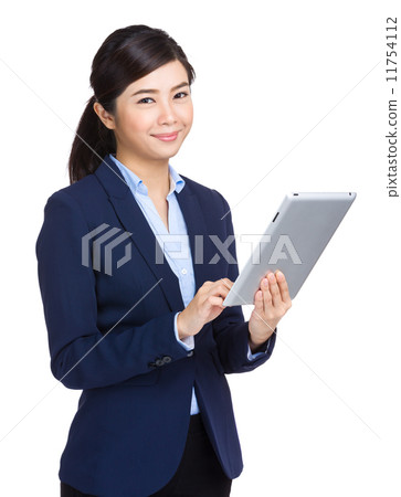 Business woman use digital tablet Business woman use digital tablet 11754112