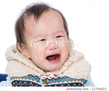 Asia baby girl crying 11754815