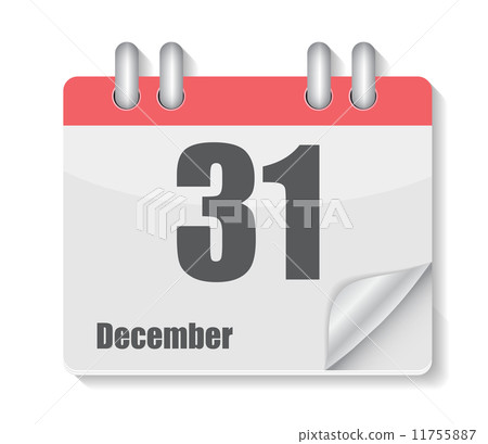 Flat Calendar Icon for Applications Vector Illustration 11755887
