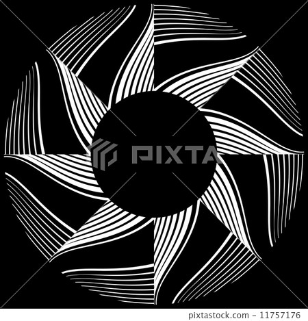 Abstract rotation design element. - Stock Illustration [11757176] - PIXTA