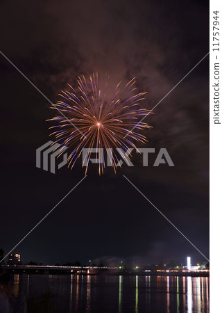 造船廠節日煙花顯示2014年 造船廠節日煙花顯示2014年 11757944