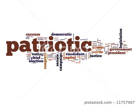 Patriotic word cloud Patriotic word cloud 11757987