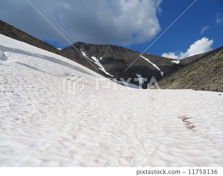 snowfield in the mountains. hibiny snowfield in the mountains. hibiny 11758136