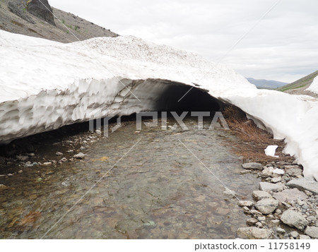snowfield in the mountains. hibiny 11758149