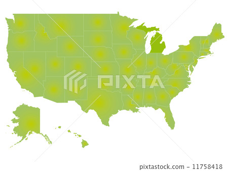 Map of the United States 11758418
