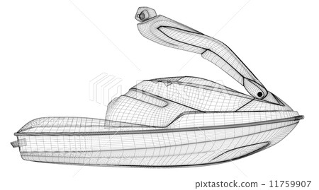 Jetski  isolated  view 11759907