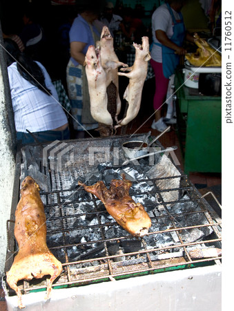 Marinated, roasted Cuy 11760512