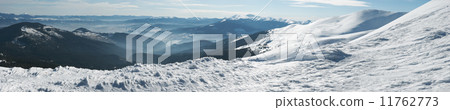 Winter mountain panorama Winter mountain panorama 11762773