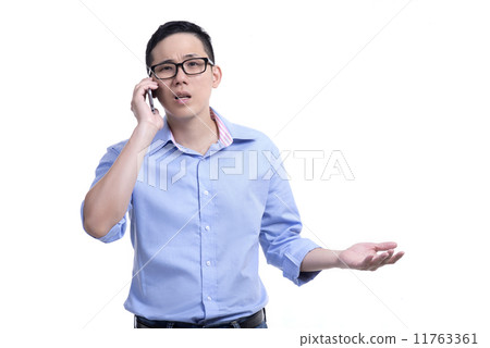 Man on phone Man on phone 11763361
