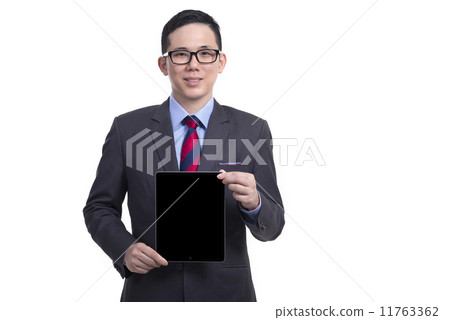 Businessman with Tablet Businessman with Tablet 11763362