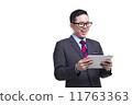 Businessman with Tablet 11763363