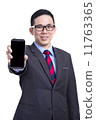 Businessman with cellphone 11763365