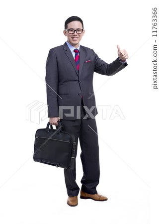 Businessman with briefcase Businessman with briefcase 11763366