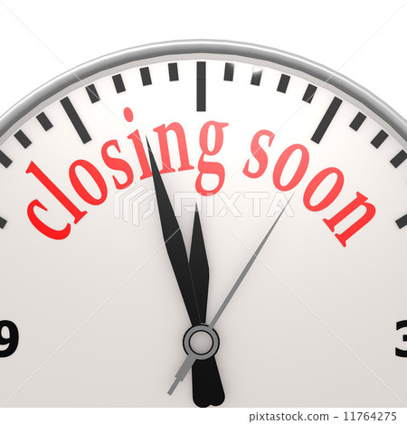 Closing soon clock 11764275