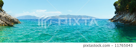 Summer view of Ithaka island (Greece) 11765043