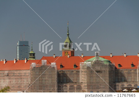 Warsaw, Poland. Old Town - famous Royal Castle. UNESCO World Her Warsaw, Poland. Old Town - famous Royal Castle. UNESCO World Her 11767665