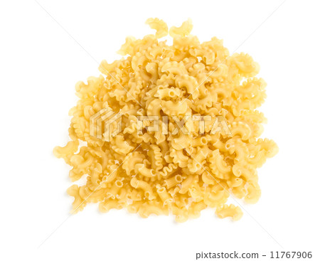 italian pasta (macaroni) isolated on white background italian pasta (macaroni) isolated on white background 11767906