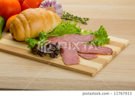 Salami sausages Salami sausages 11767913