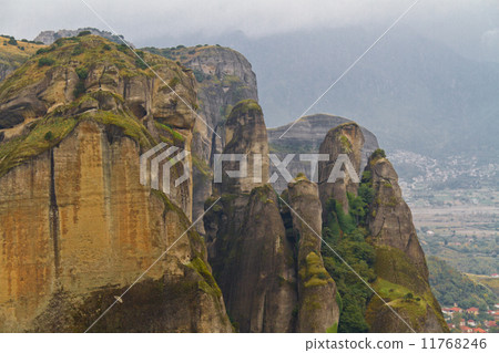 Meteora cliffs and monasteries 11768246