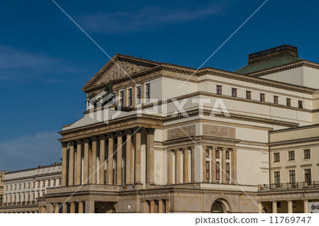 Warsaw, Poland - National Opera House and National Theatre build 11769747