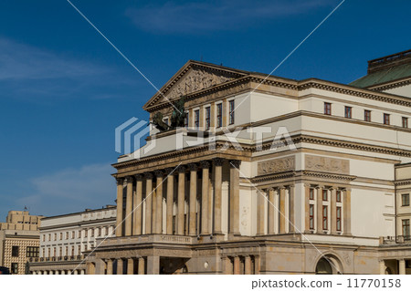 Warsaw, Poland - National Opera House and National Theatre build 11770158