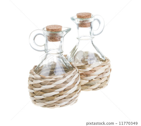 straw-rapped bottle isolated on white straw-rapped bottle isolated on white 11770349