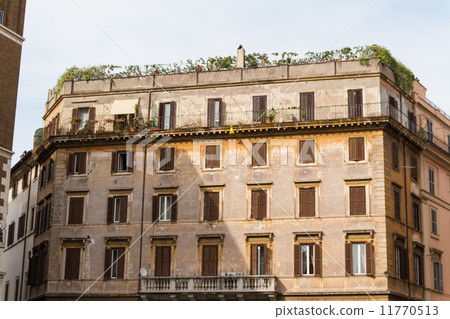 Rome, Italy. Typical architectural details of the old city Rome, Italy. Typical architectural details of the old city 11770513