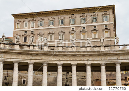 Buildings in Vatican, the Holy See within Rome, Italy. Part of S 11770760