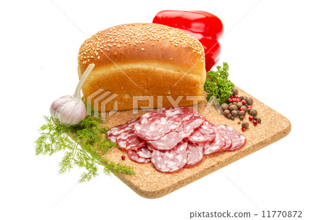 Fresh ripe salami Fresh ripe salami 11770872