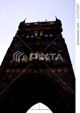 Old Prague city view - old buildings Old Prague city view - old buildings 11771307